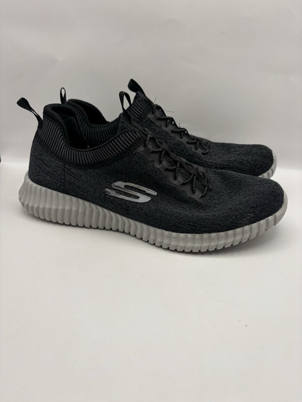 Skechers Elite Flex Black Sneakers Men Size 7.5
